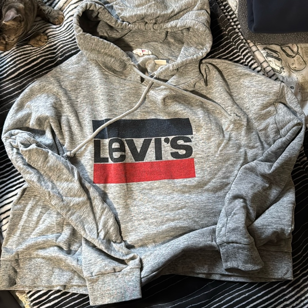 Women’s Levi’s grey hoodie